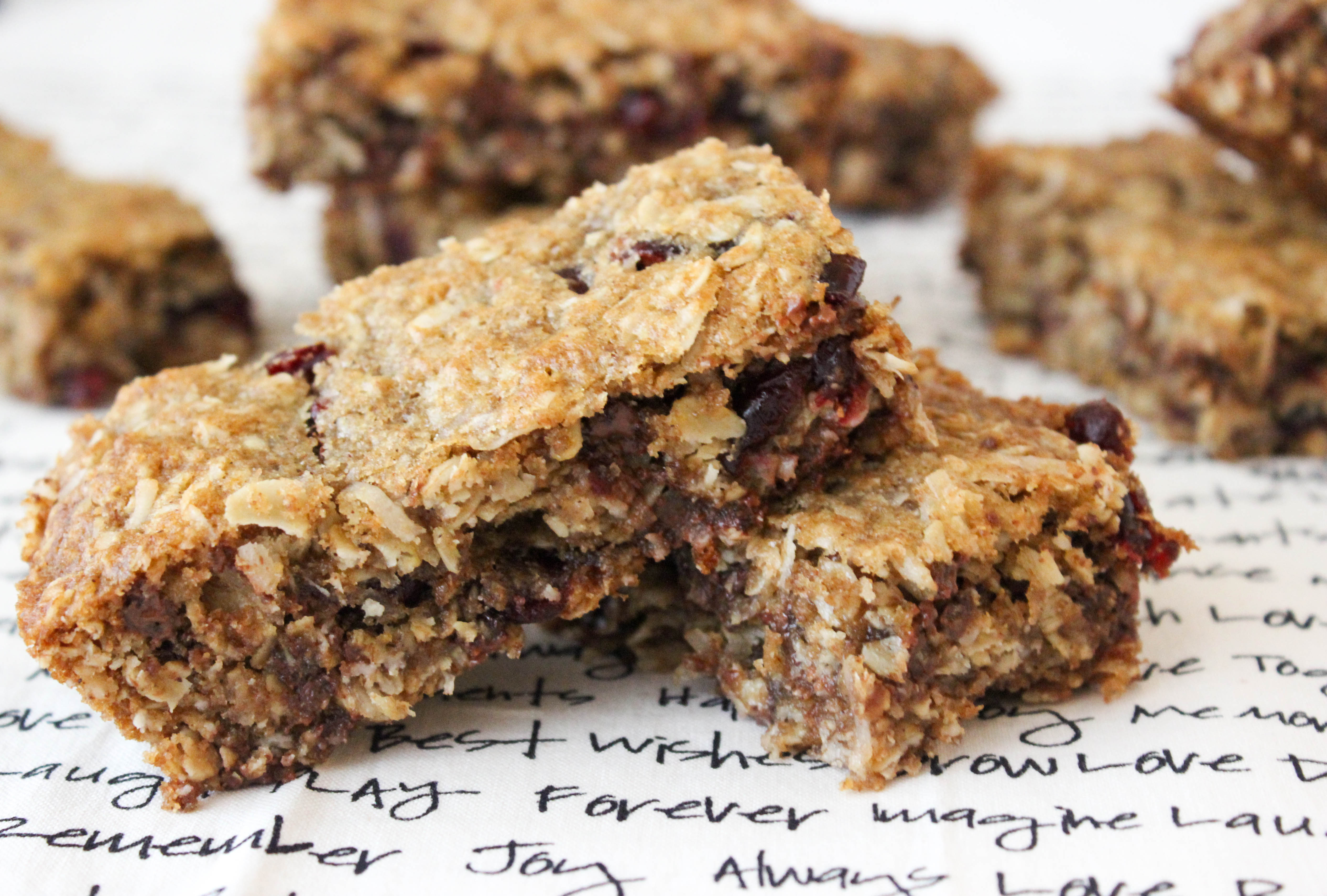 Loaded Oatmeal Cranberry Bars Good Habits & Guilty PleasuresGood