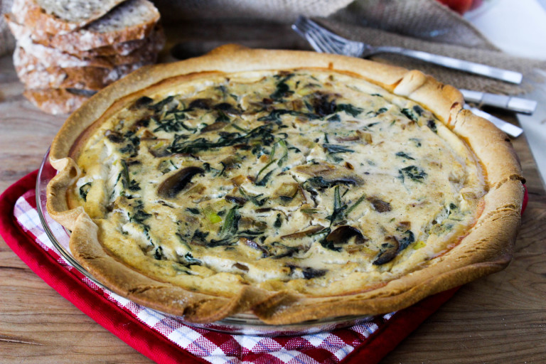 Vegan Mushroom And Leek Quiche Good Habits And Guilty Pleasuresgood Habits And Guilty Pleasures