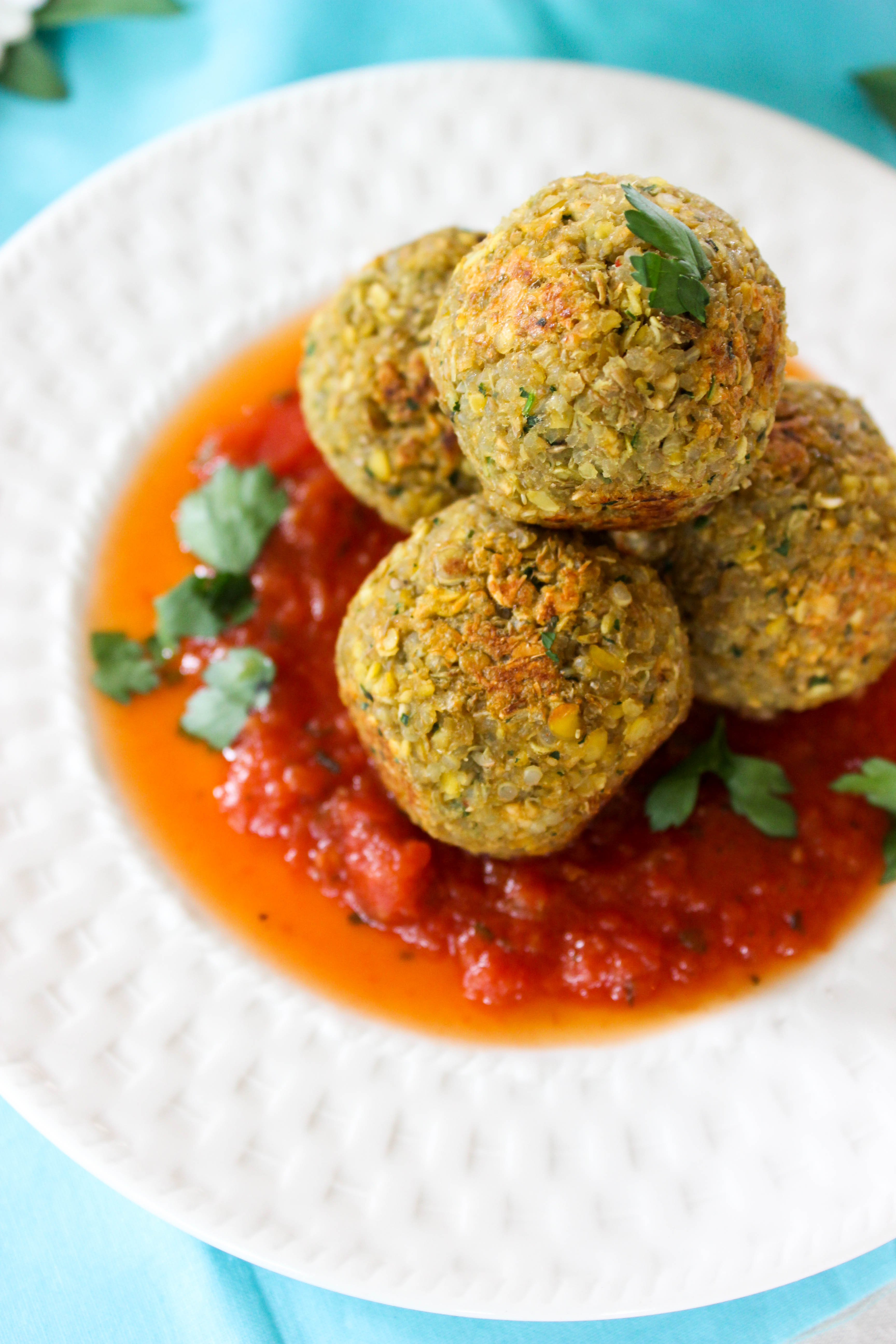 Quinoa Lentil "Meatballs" - Good Habits & Guilty PleasuresGood Habits ...